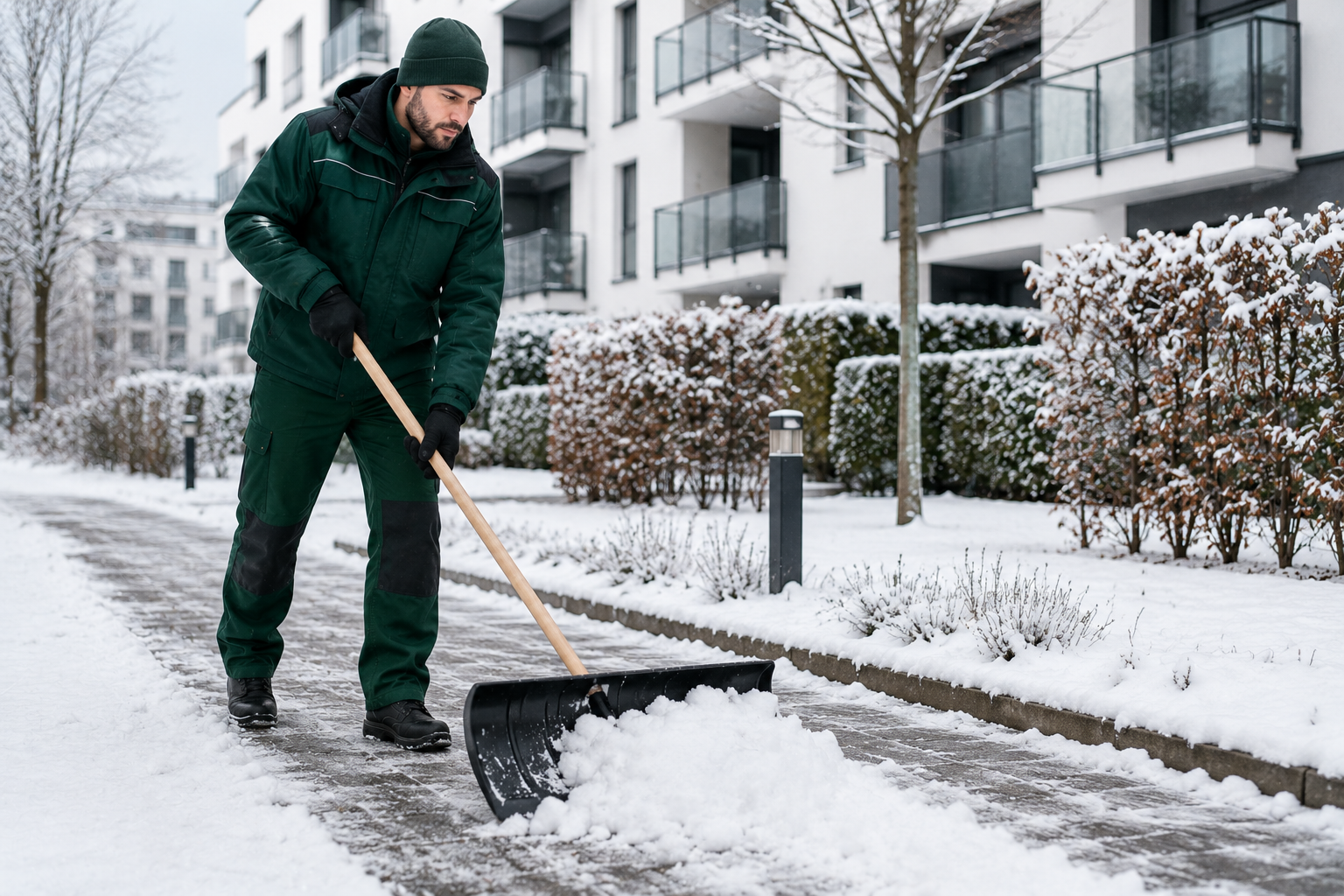 Winterdienst Wohnanlage